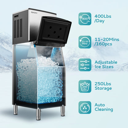 Euhomy Lucid L1 Cube Commercial Ice Maker
