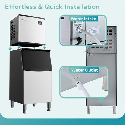 Euhomy Lucid L1 Cube Commercial Ice Maker
