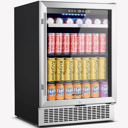 BODEGA Beverage Refrigerator 24 Inch 180 Cans Beer Fridge
