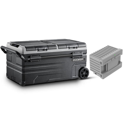 BODEGAcooler Large Portable Fridge 100qt/95L Dual Zone TWW95