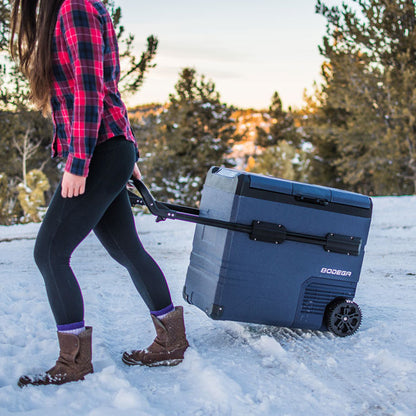 BODEGAcooler Portable Refrigerator 37qt/35L Dual Zone on Wheels  - TWW35