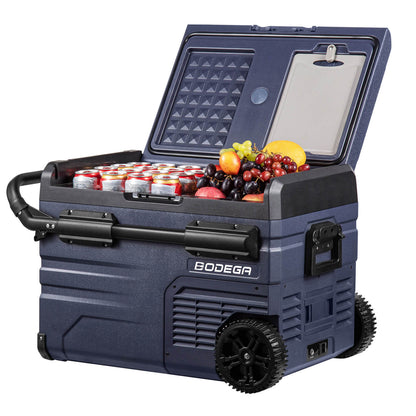 BODEGAcooler Portable Refrigerator 37qt/35L Dual Zone on Wheels  - TWW35