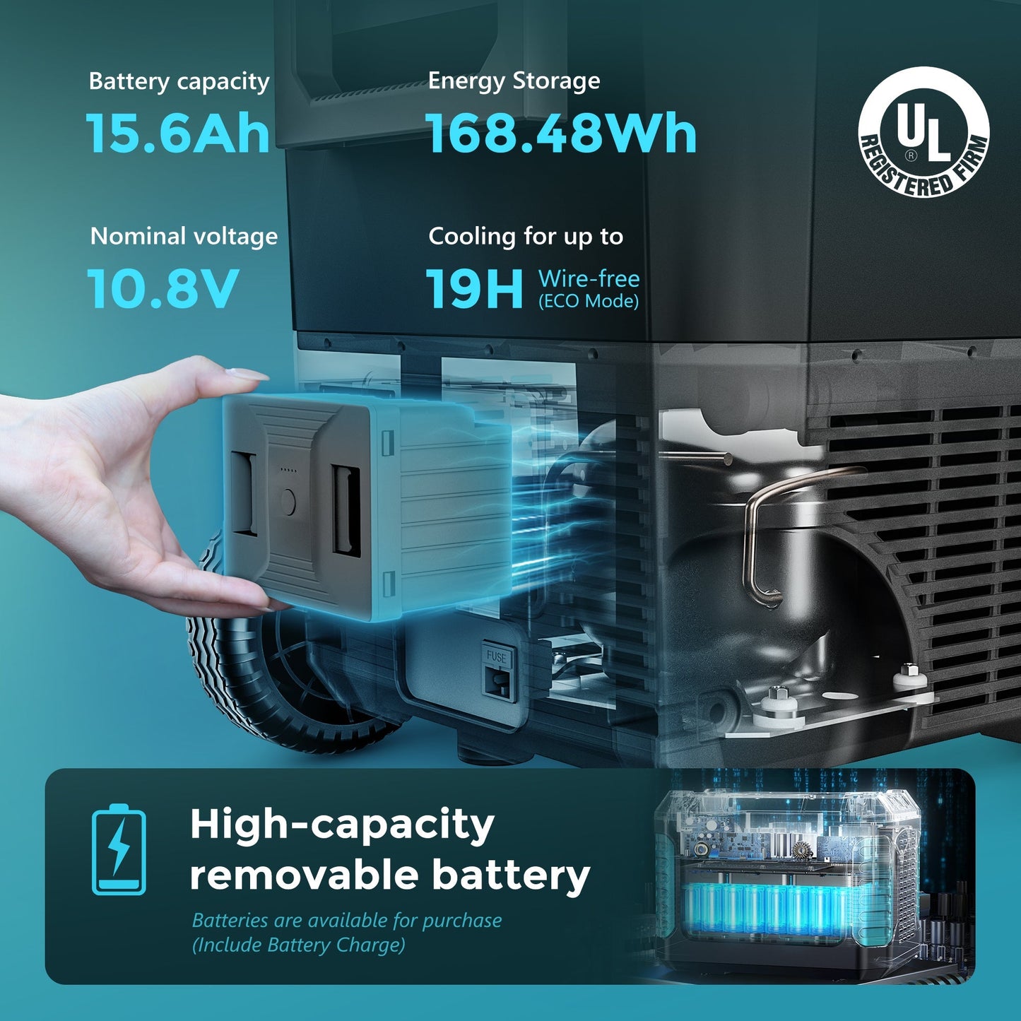 Euhomy 12 Volt Car Refrigerator with Ice Maker