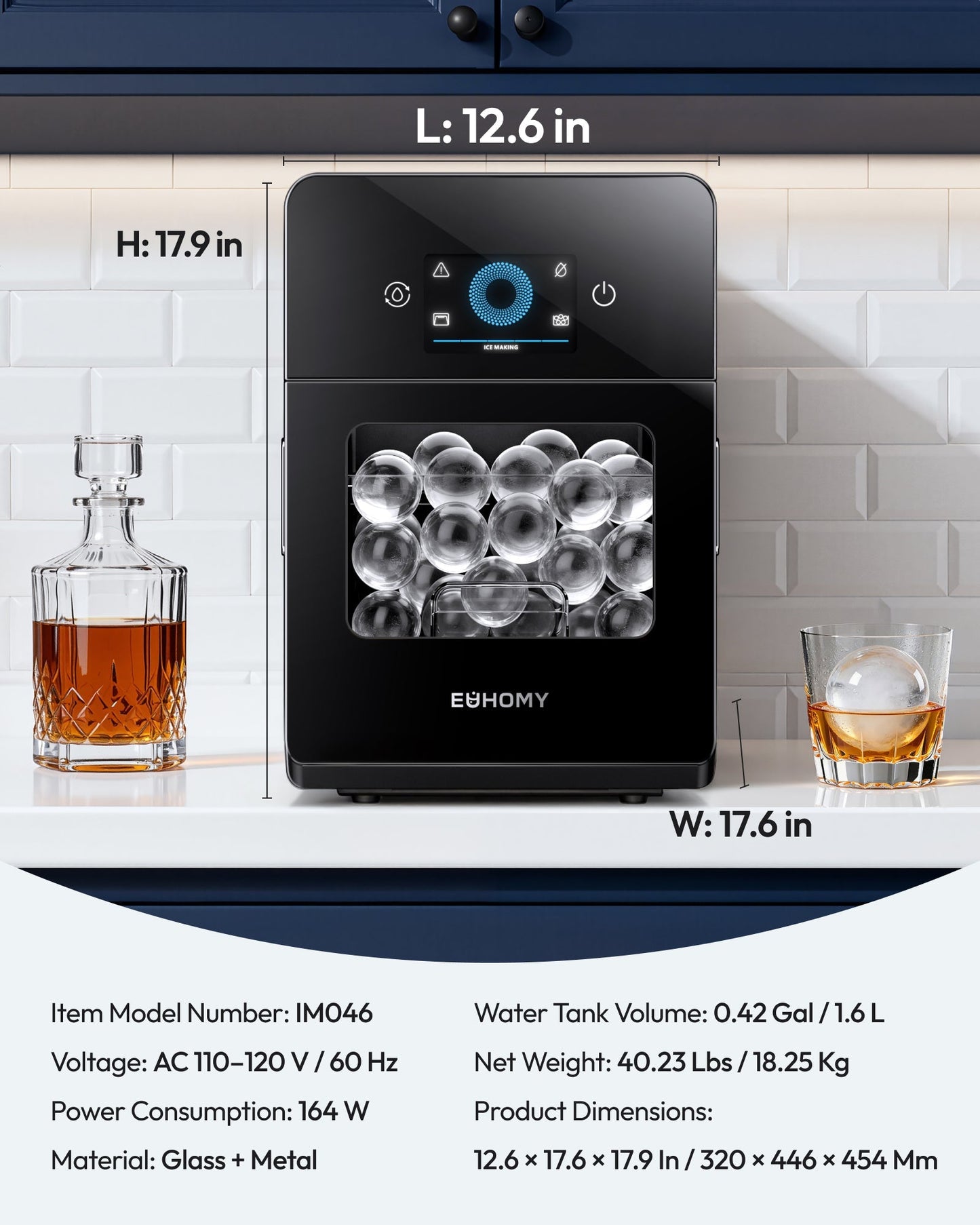 Euhomy Rock SE Sphere Ice Maker