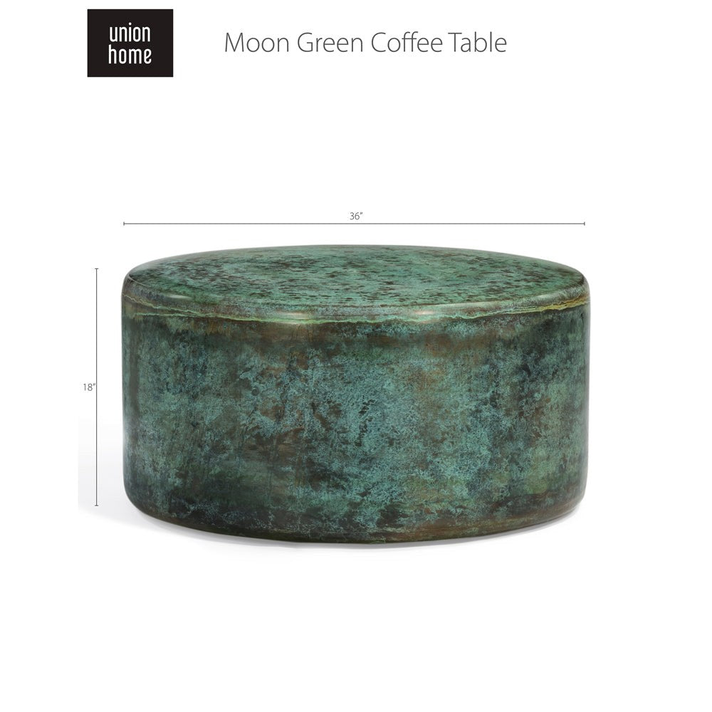 Union Home Moon Green Coffee Table LVR00426
