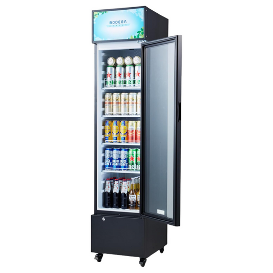 BODEGACOOLER 7.71 Cu.ft Large Capacity Commercial Refrigerator with Glass Door