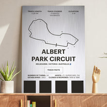 Load image into Gallery viewer, Albert Park Circuit - Corsa Series - Raw Metal
