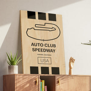 Auto Club Speedway - Pista Series - Wood