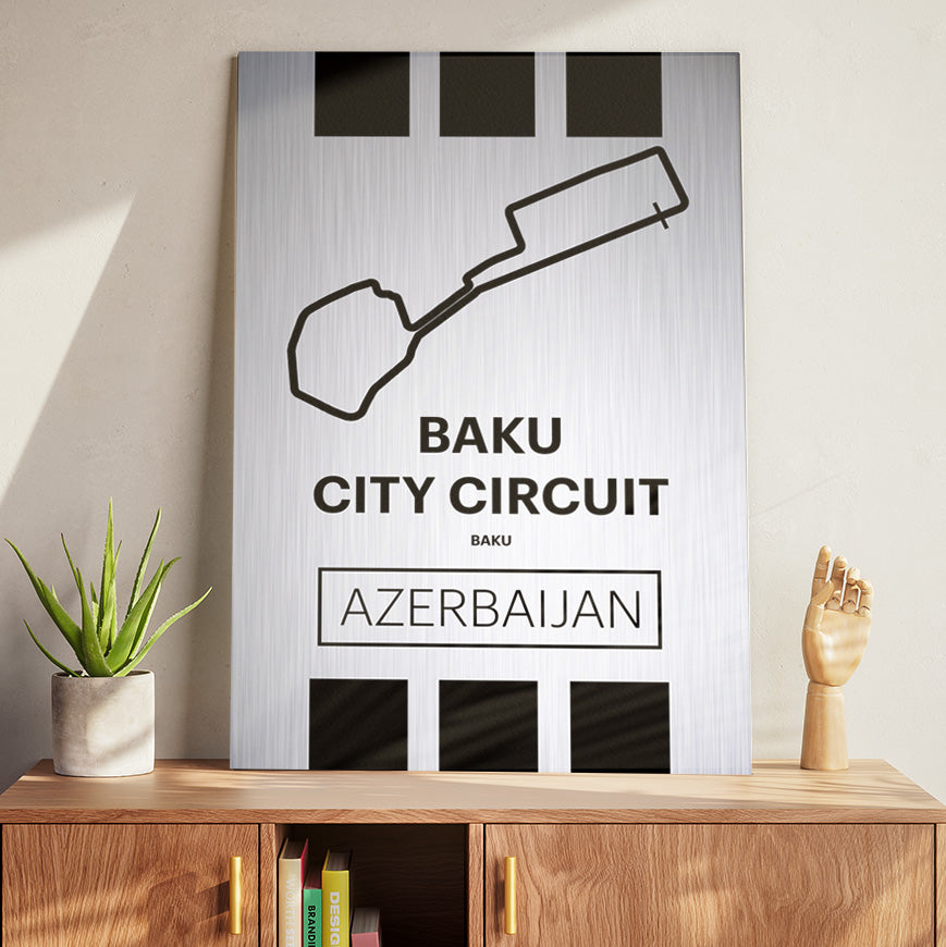 Baku City Circuit - Pista Series - Raw Metal