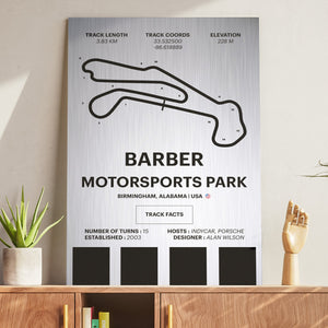 Barber Motorsports Park - Corsa Series - Raw Metal