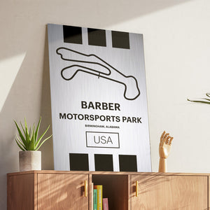 Barber Motorsports Park - Pista Series - Raw Metal