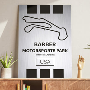 Barber Motorsports Park - Pista Series - Raw Metal