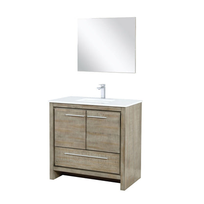 Lafarre 36" Rustic Acacia Bathroom Vanity - Backyard Provider