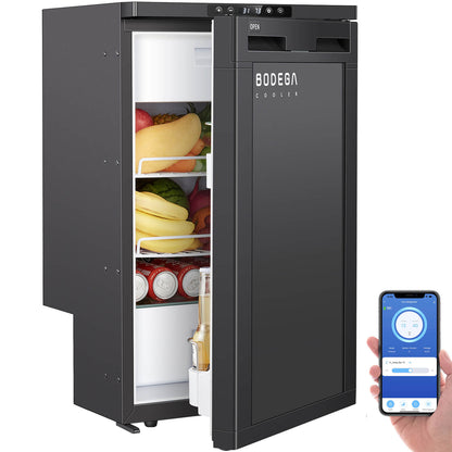 Bodegacooler RV Refrigerater Upright Freezer Semi Truck Refrigerator 83L/2.94 Cu.ft