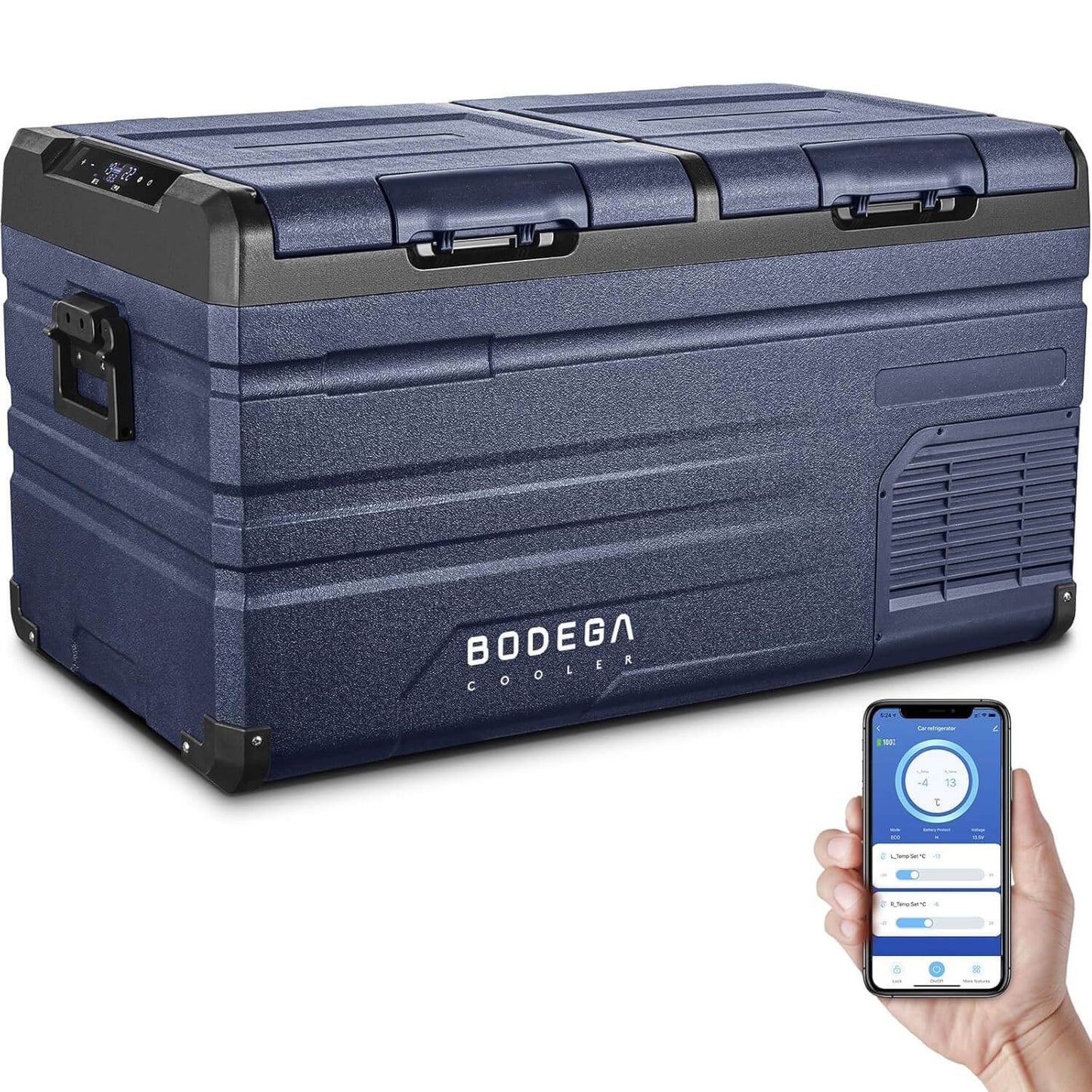 Bodegacooler Electric Cooler 76/95qt Dual Zone