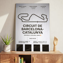 Load image into Gallery viewer, Circuit de Barcelona-Catalunya - Corsa Series - Raw Metal
