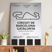 Load image into Gallery viewer, Circuit de Barcelona-Catalunya - Corsa Series - Raw Metal
