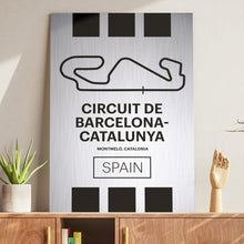 Load image into Gallery viewer, Circuit de Barcelona-Catalunya - Pista Series - Raw Metal
