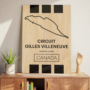 Circuit Gilles Villeneuve - Pista Series - Wood