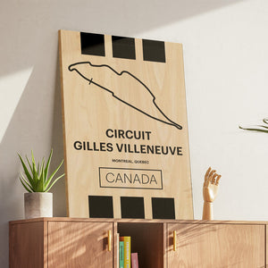 Circuit Gilles Villeneuve - Pista Series - Wood