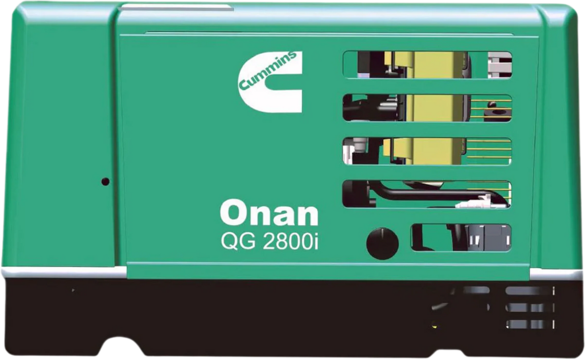 Cummins Onan QG 2800 2.8kW RV Generator 2.8HGLAA-8303 RV Gas Single Phase 120 Volt Air Cooled New