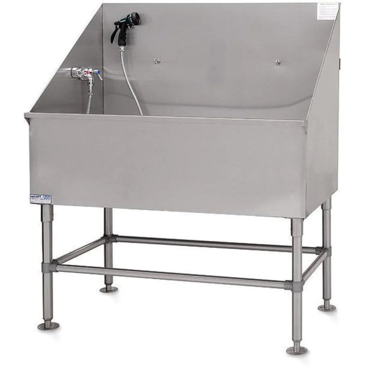 PETLIFT Stainless Steel Classic Dog Grooming Bath Tub 48 - PL-BT-LE46