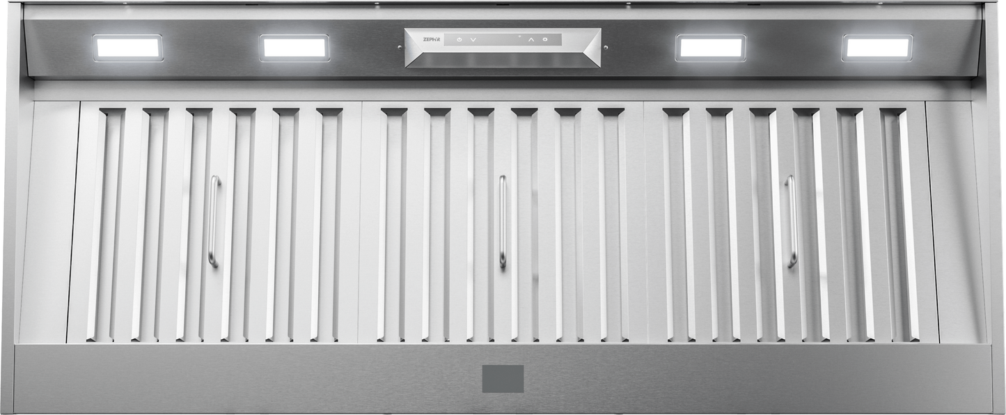 ZEPHYR Monsoon Connect, 48in, SS, LED, ACT in Stainless Steel - AK9446BS