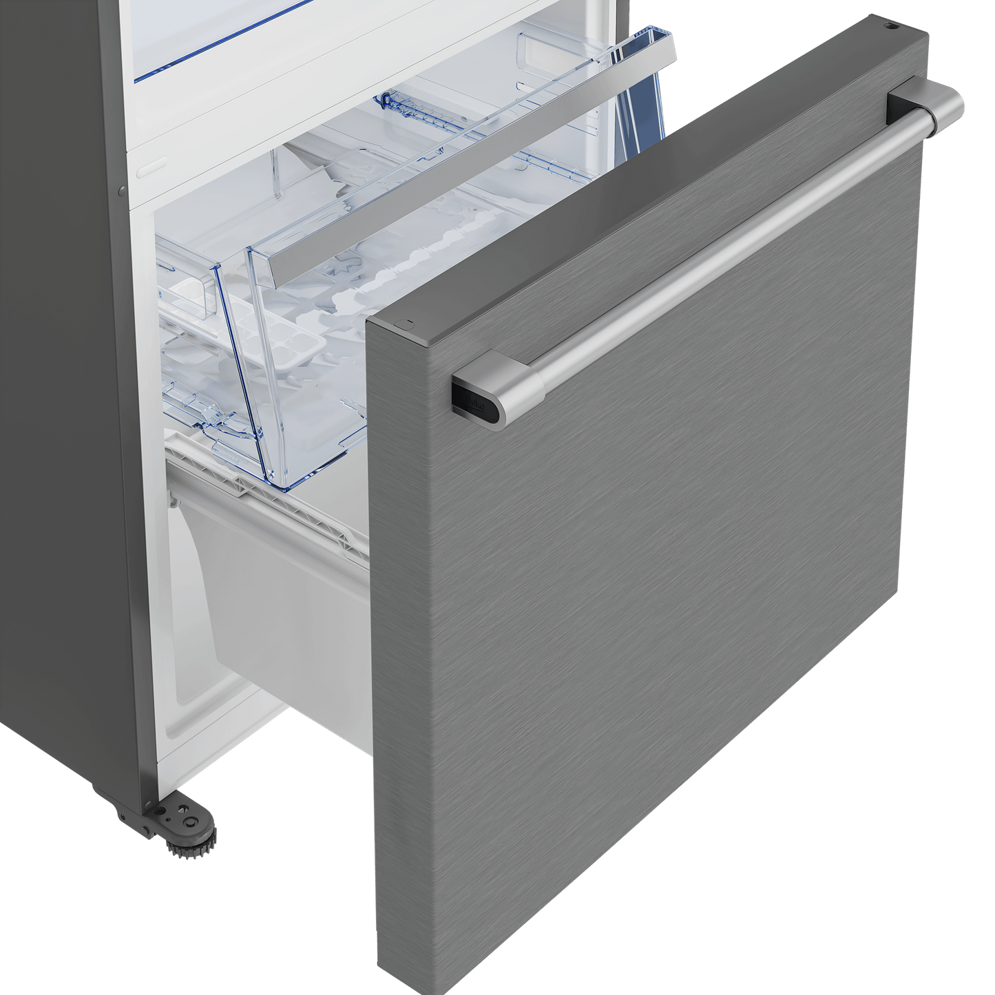 BEKO 30" Bottom Freezer Refrigerator with HarvestFresh in Stainless Steel - BFBD30216SS