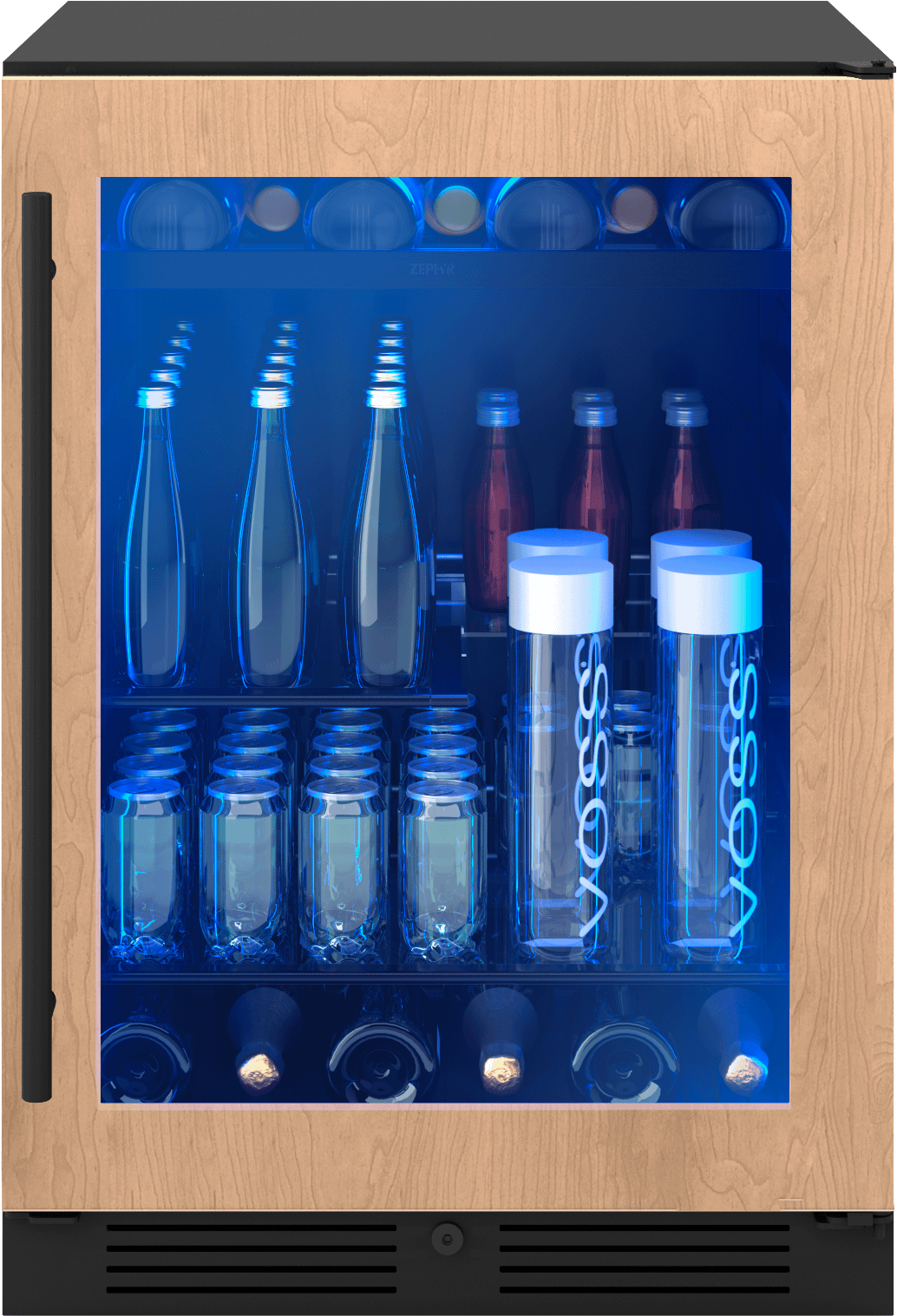 ZEPHYR Presrv Bev Cooler, 24in UC, Panel Ready+Gls, 1Z Custom Panel Ready - PRB24C01CPG