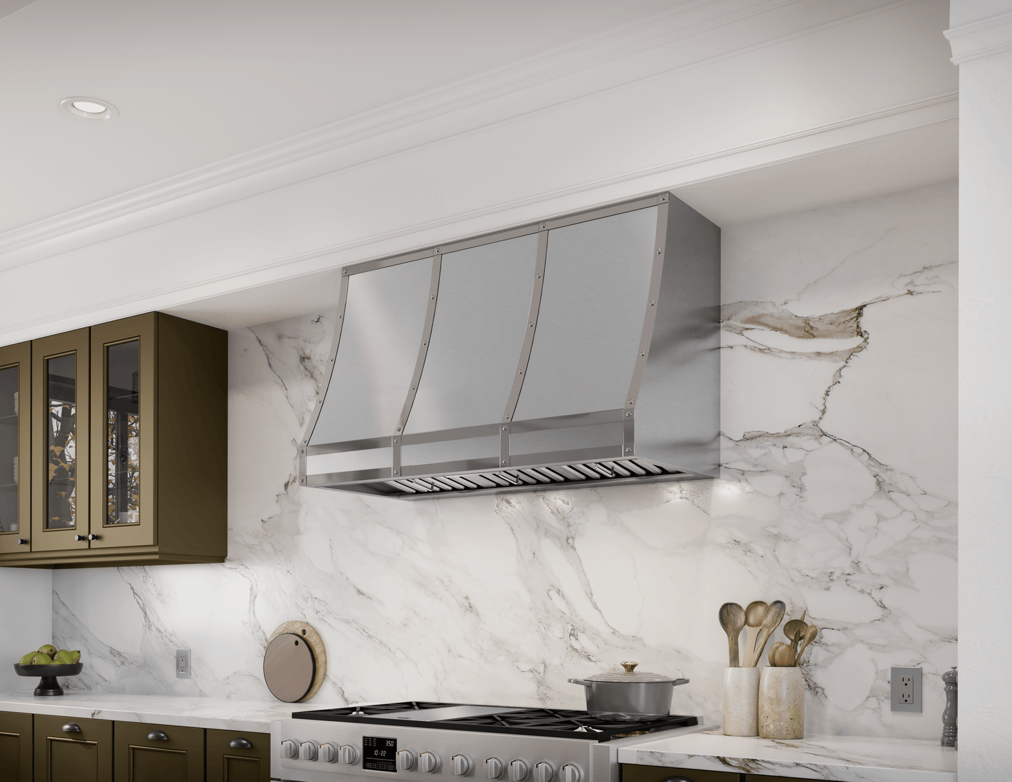 ZEPHYR Forte Wall Custom Hood, 48in, SS, BODY ONLY in Stainless Steel - CHFT48ASX
