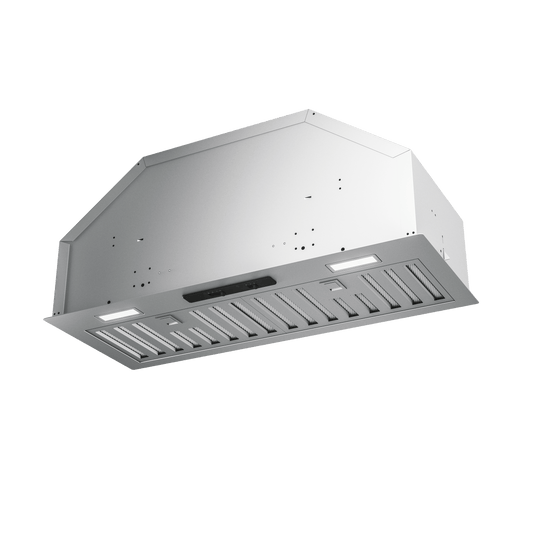ZEPHYR Tornado I, 34in, SS, LED, Hybrid Baffle in Stainless Steel - AK8134BS