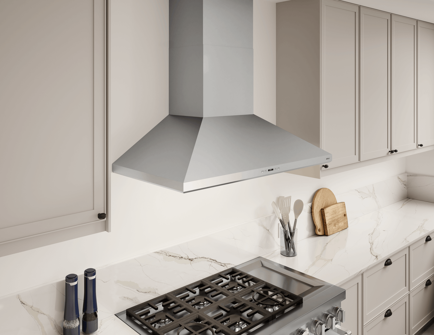 ZEPHYR Siena Pro, Wall, 36", SS, LED, ACT in Stainless Steel - ZSPE36DS
