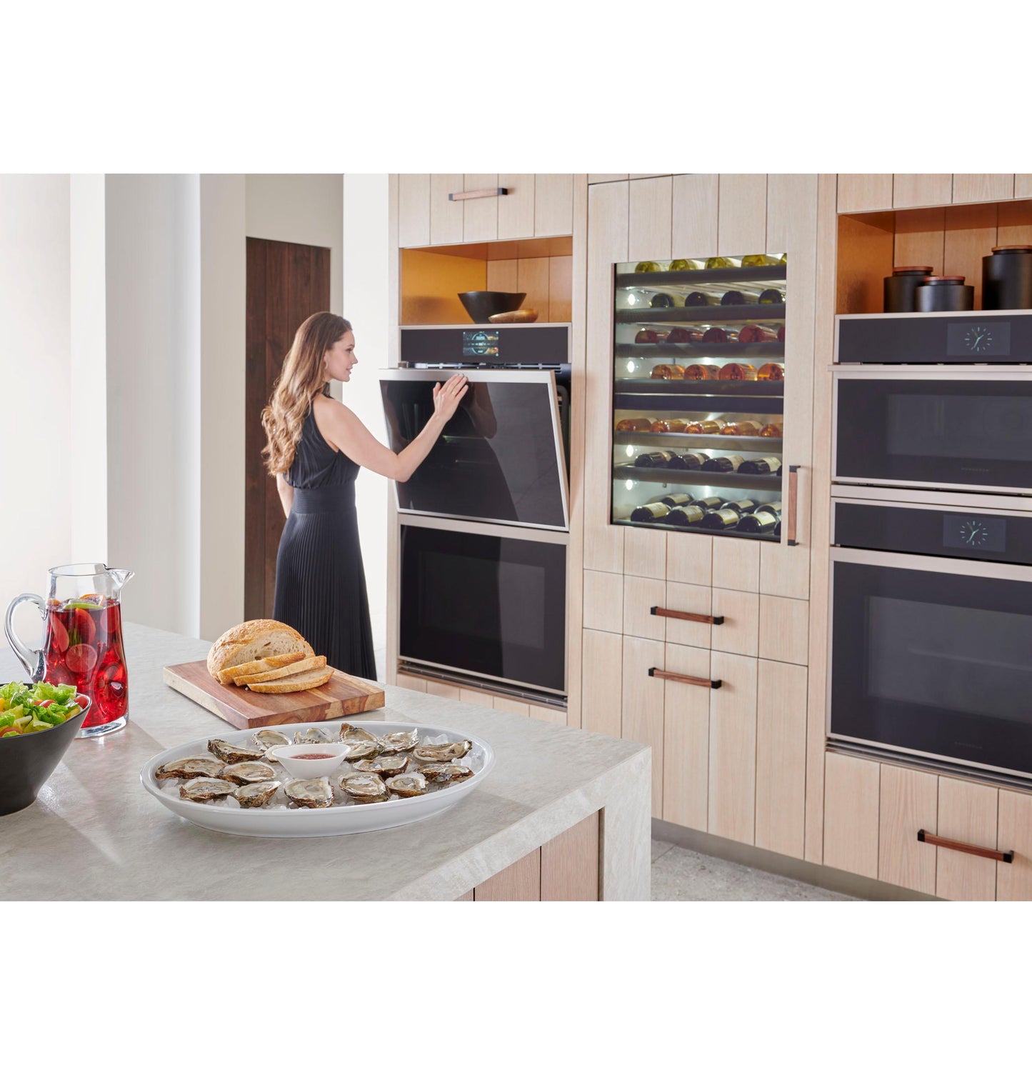 MONOGRAM Monogram 30" Minimalist Double Wall Oven in Stainless Steel - ZTD90DSSNSS
