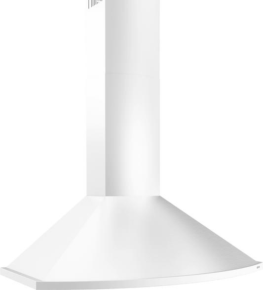 ZEPHYR Savona Wall, 30in, White, LED, 600 CFM w/ACT White - ZSAE30FW