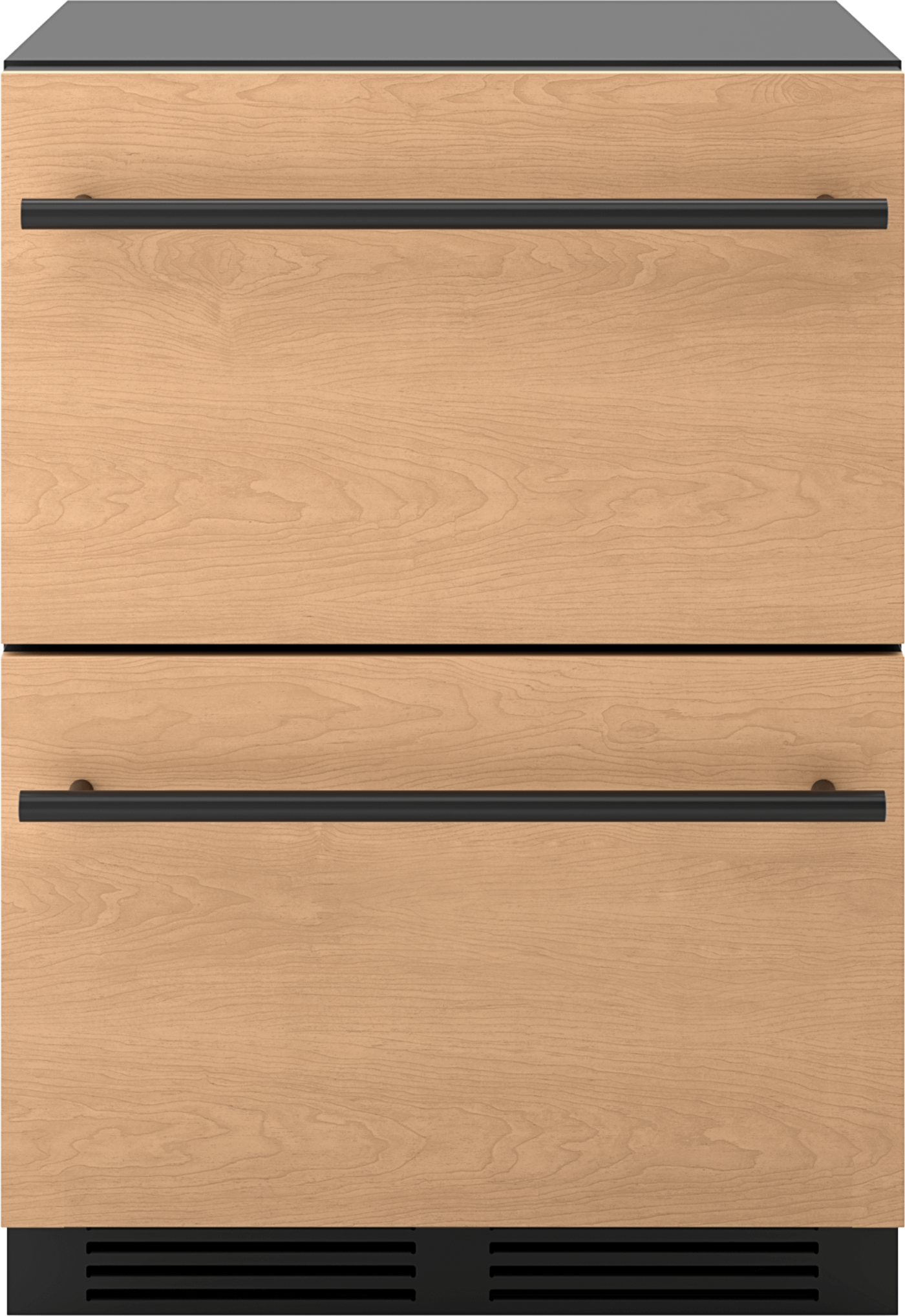 ZEPHYR Presrv Refrigerator Drawers, 24in Compact, Panel Ready, 2 Zone Custom Panel Ready - PRRD24C2AP