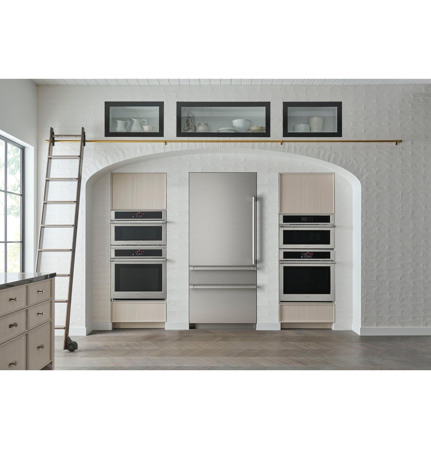 MONOGRAM Monogram 36" Panel-Ready Premium Integrated French-Door Refrigerator Custom Panel Ready - ZIP364IPVII