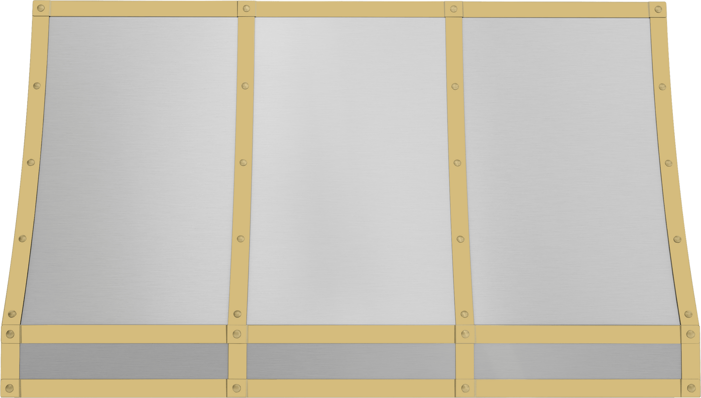 ZEPHYR Forte Hood Banding Kit, 48in, Satin Gold Gold - BKFT48ASG