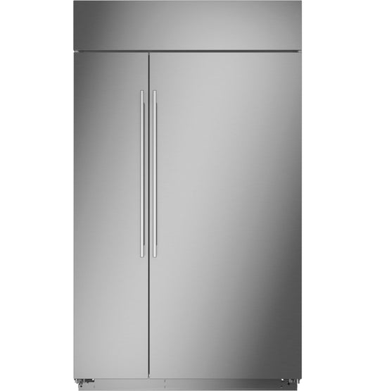 MONOGRAM Monogram 48" Built-In Side-by-Side Refrigerator in Stainless Steel - ZISS480NNSS