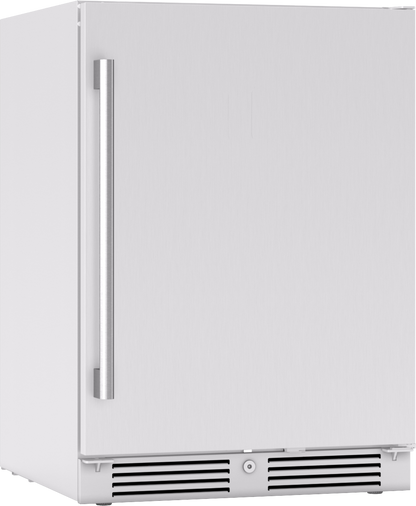 ZEPHYR Presrv Bev Outdoor Cooler, 24in UC, SS, Lock, 1Z in Stainless Steel - PRB24C01ASOD