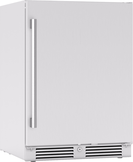 ZEPHYR Presrv Bev Outdoor Cooler, 24in UC, SS, Lock, 1Z in Stainless Steel - PRB24C01ASOD