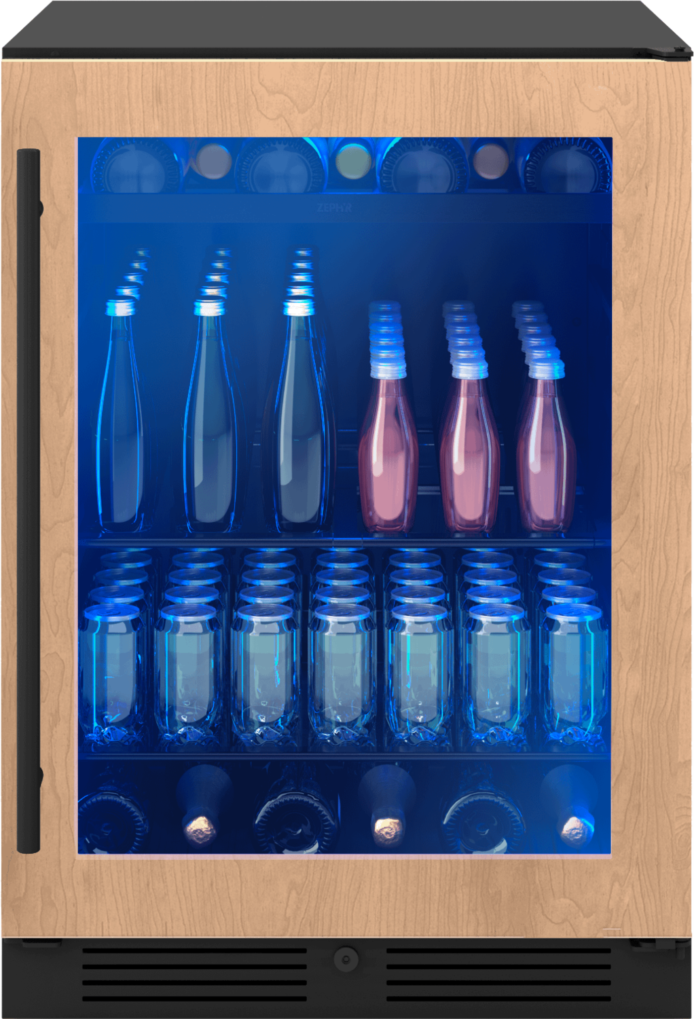 ZEPHYR Presrv Bev Cooler, 24in UC, Panel Ready+Gls, 1Z Custom Panel Ready - PRB24C01CPG