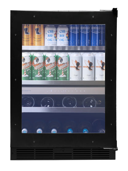 SILHOUETTE Silhouette Pro Gen 3 - 24" Built-in Wine and Beverage Center Panel-ready - SPRWBC052D3SSP