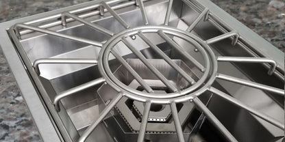 XO APPLIANCE XOGPOWER60KL 16" Power Side Burner 60,000 BTU LP in Stainless Steel - XOGPOWER60KL