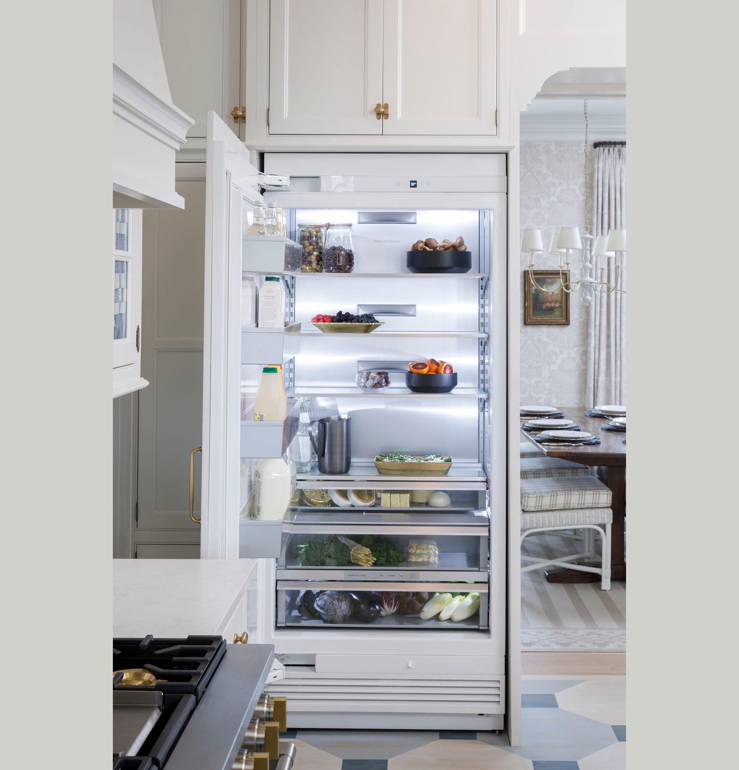 MONOGRAM Monogram 36" Panel-Ready Integrated Column Refrigerator Custom Panel Read - ZIR361NBRII
