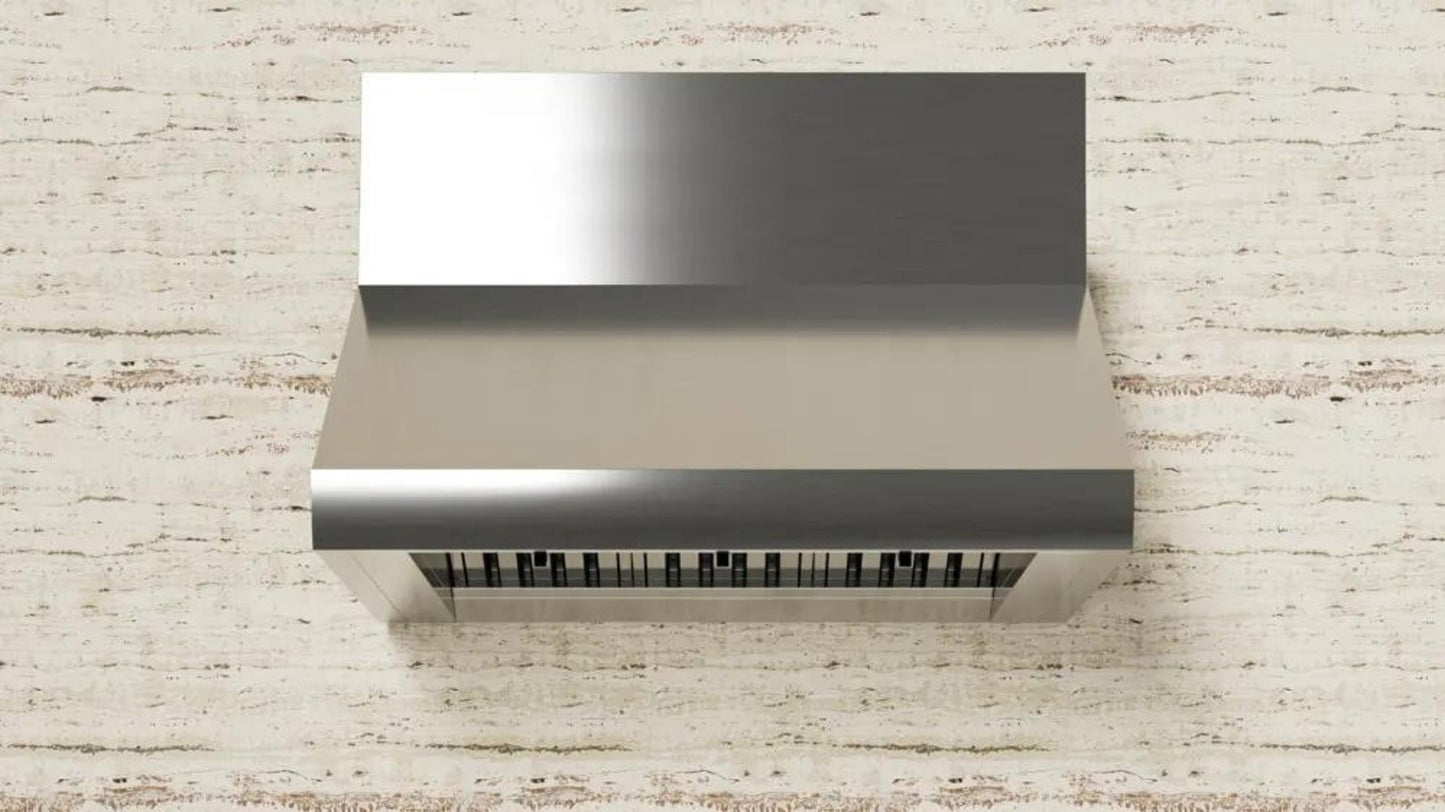 XO APPLIANCE XOGV36S Outdoor hood, 36"W, 33"D, 18"T, 1200CFM, LEDs, pro baffle filters in Stainless Steel - XOGV36S
