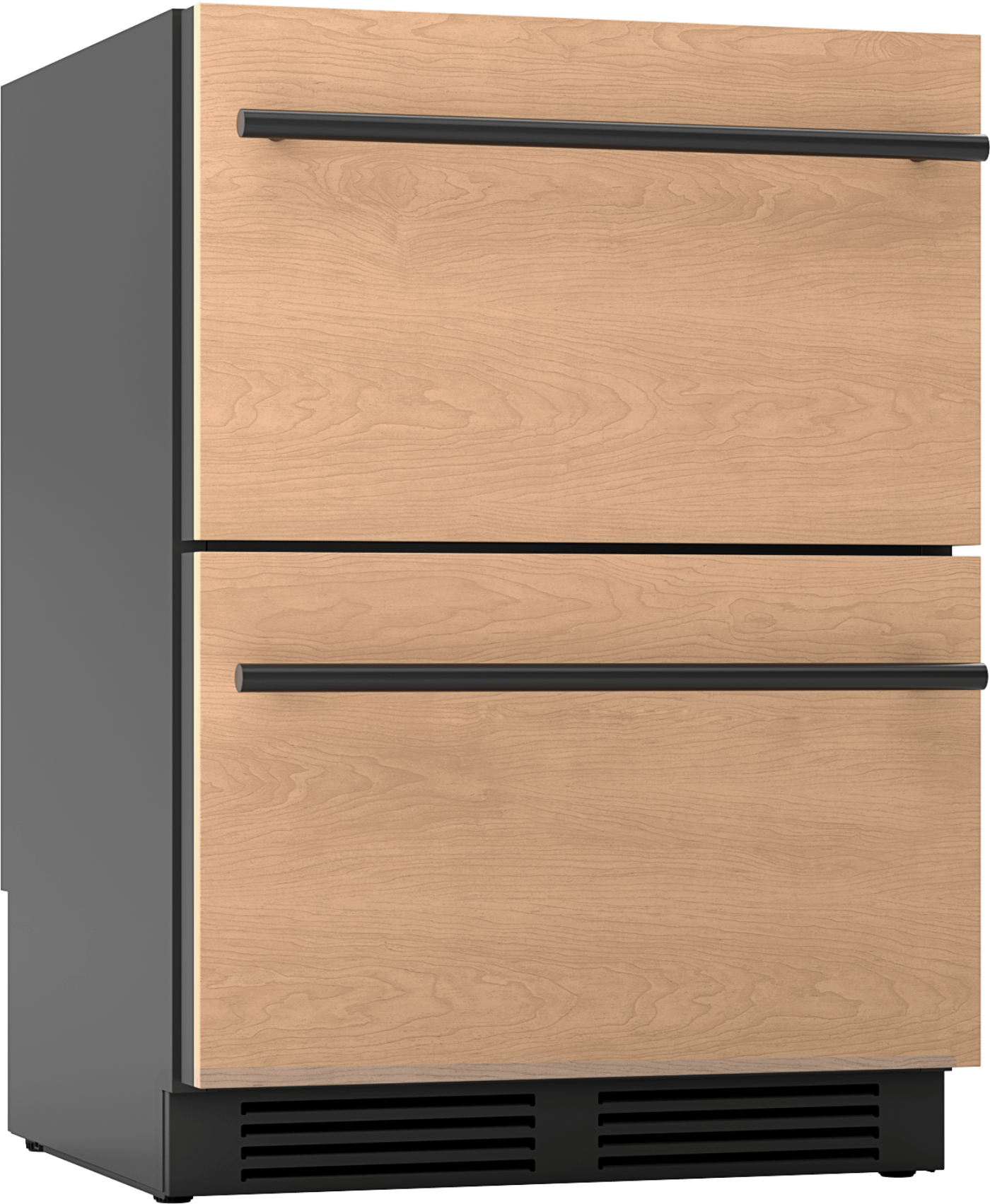 ZEPHYR Presrv Refrigerator Drawers, 24in Compact, Panel Ready, 2 Zone Custom Panel Ready - PRRD24C2AP
