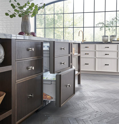 MONOGRAM Monogram 24" Panel-Ready Double-Drawer Refrigerator Custom Panel Ready - ZIDI240HII