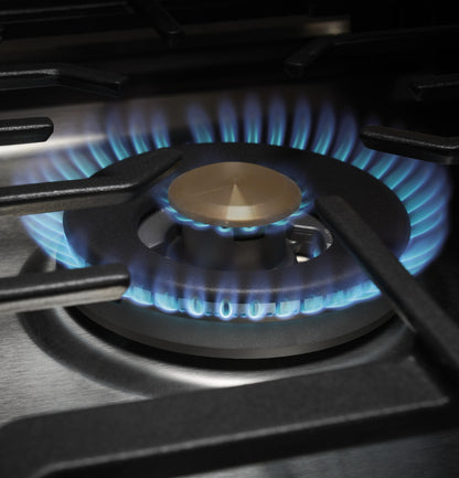 MONOGRAM Monogram 36" Deep-Recessed Gas Cooktop in Stainless Steel - ZGU36RSLSS