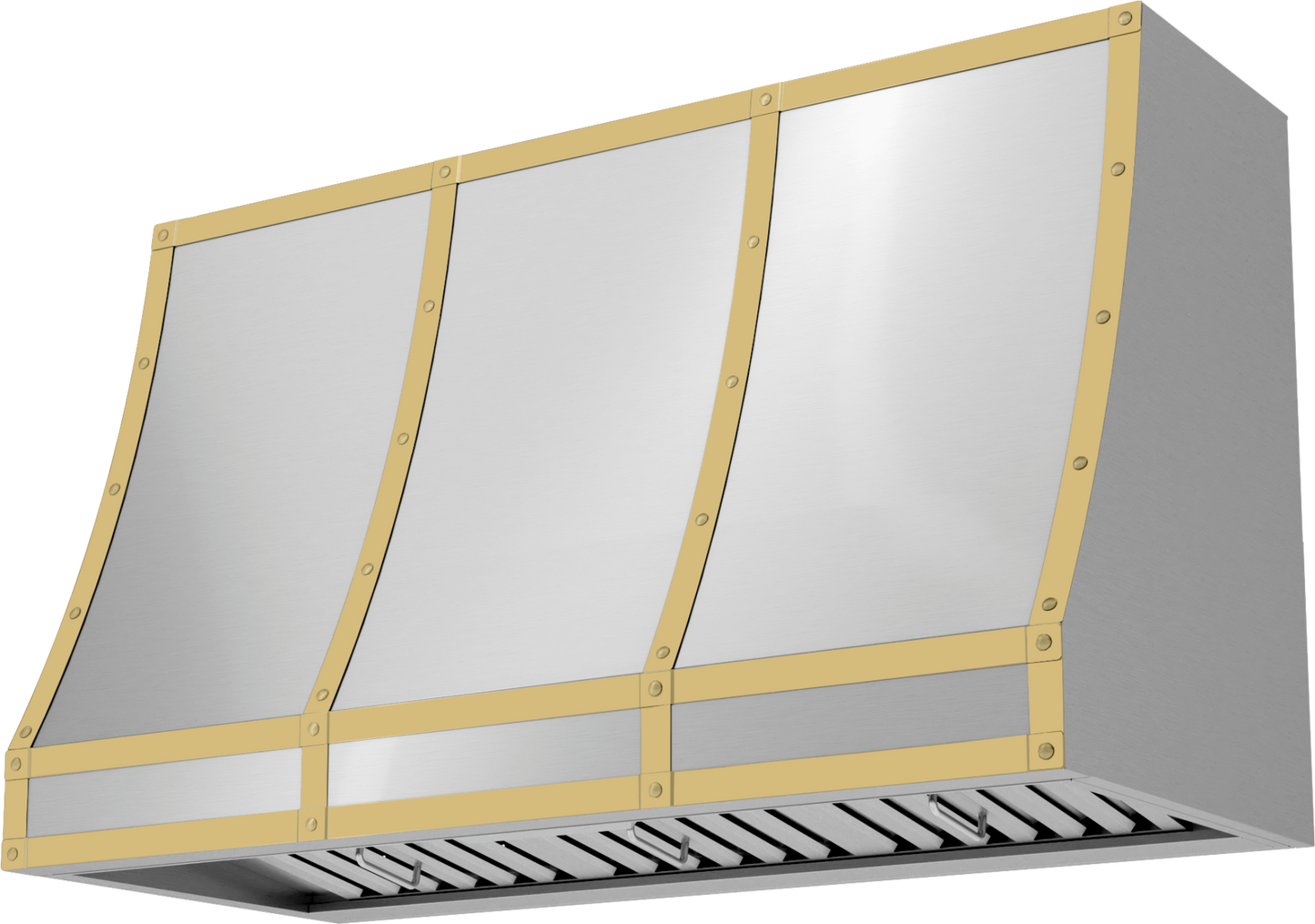 ZEPHYR Forte Hood Banding Kit, 48in, Satin Gold Gold - BKFT48ASG