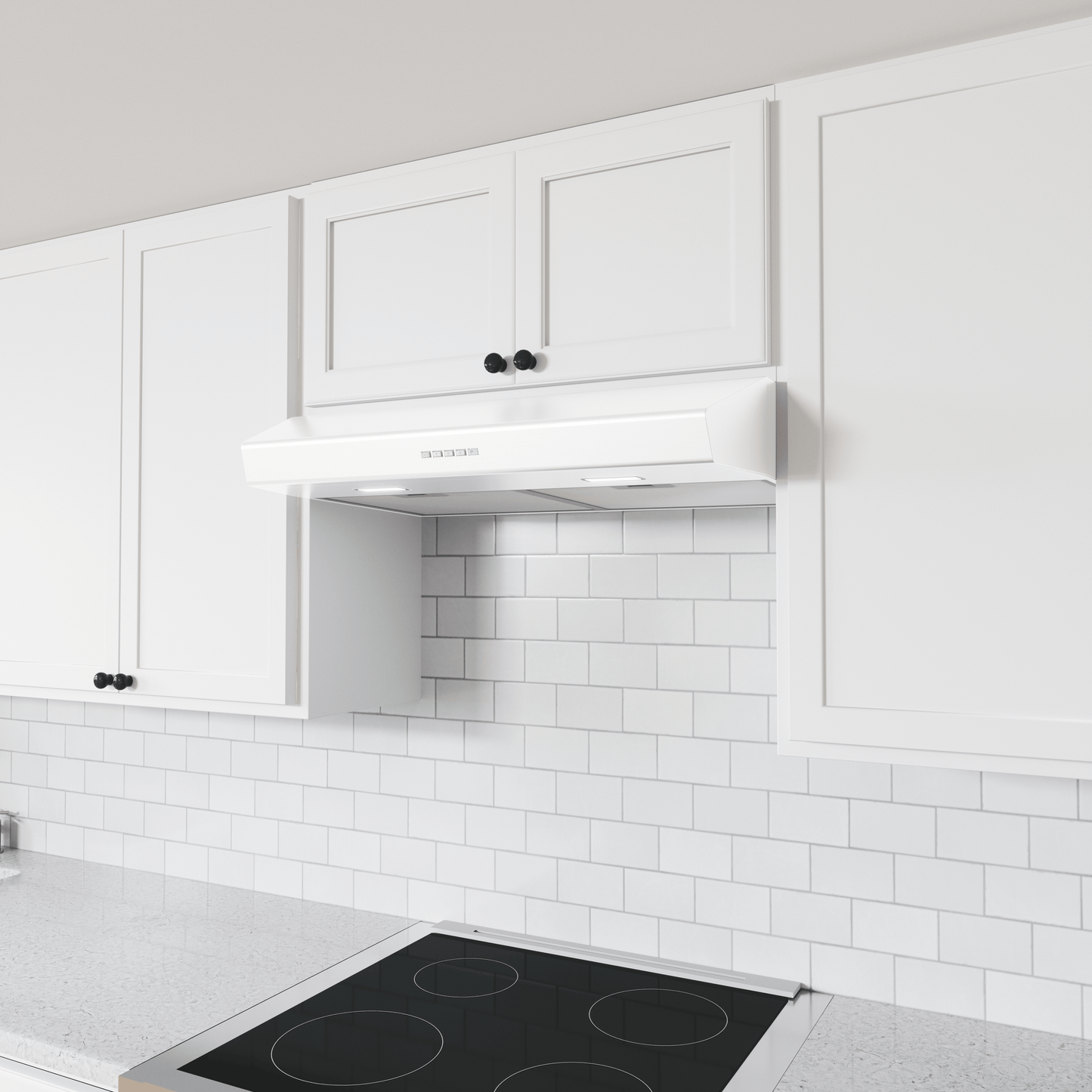 ZEPHYR Breeze II, Under Cabinet, 36", White, LED White - AK1236CW